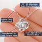 To My Wife, Devine Fate- Love Knot Necklace