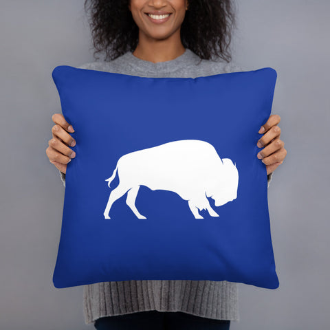 Bills White Buffalo Super Fan Collection Basic Pillow