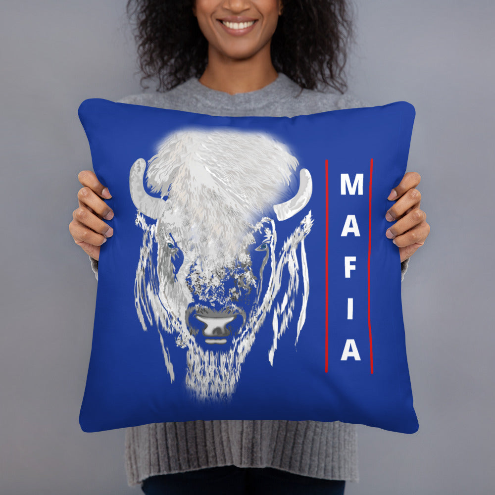 Bills White Buffalo Super Fan Collection Basic Pillow