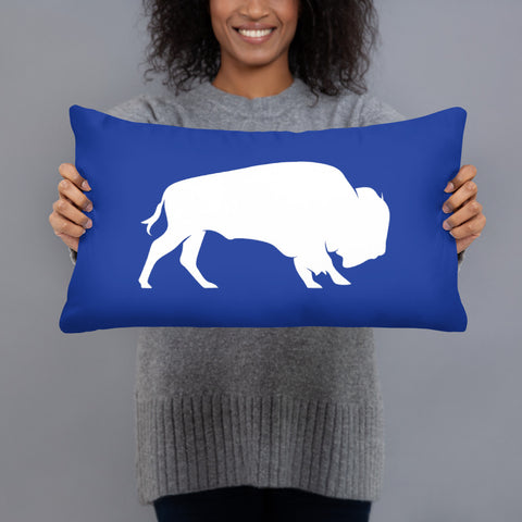 Bills White Buffalo Super Fan Collection Basic Pillow