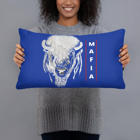 Bills White Buffalo Super Fan Collection Basic Pillow