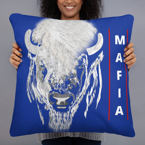 Bills White Buffalo Super Fan Collection Basic Pillow