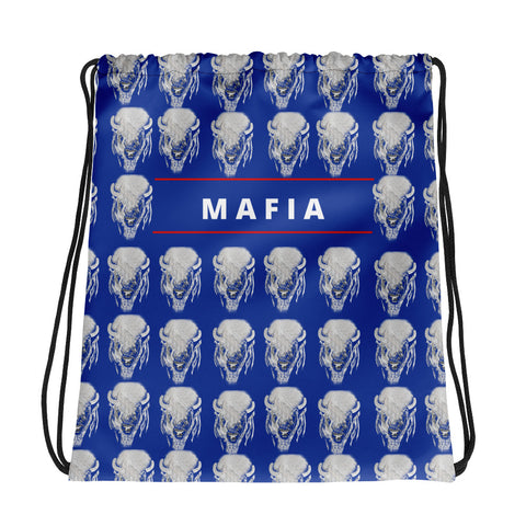 Bills White Buffalo Super Fan Collection Drawstring bag