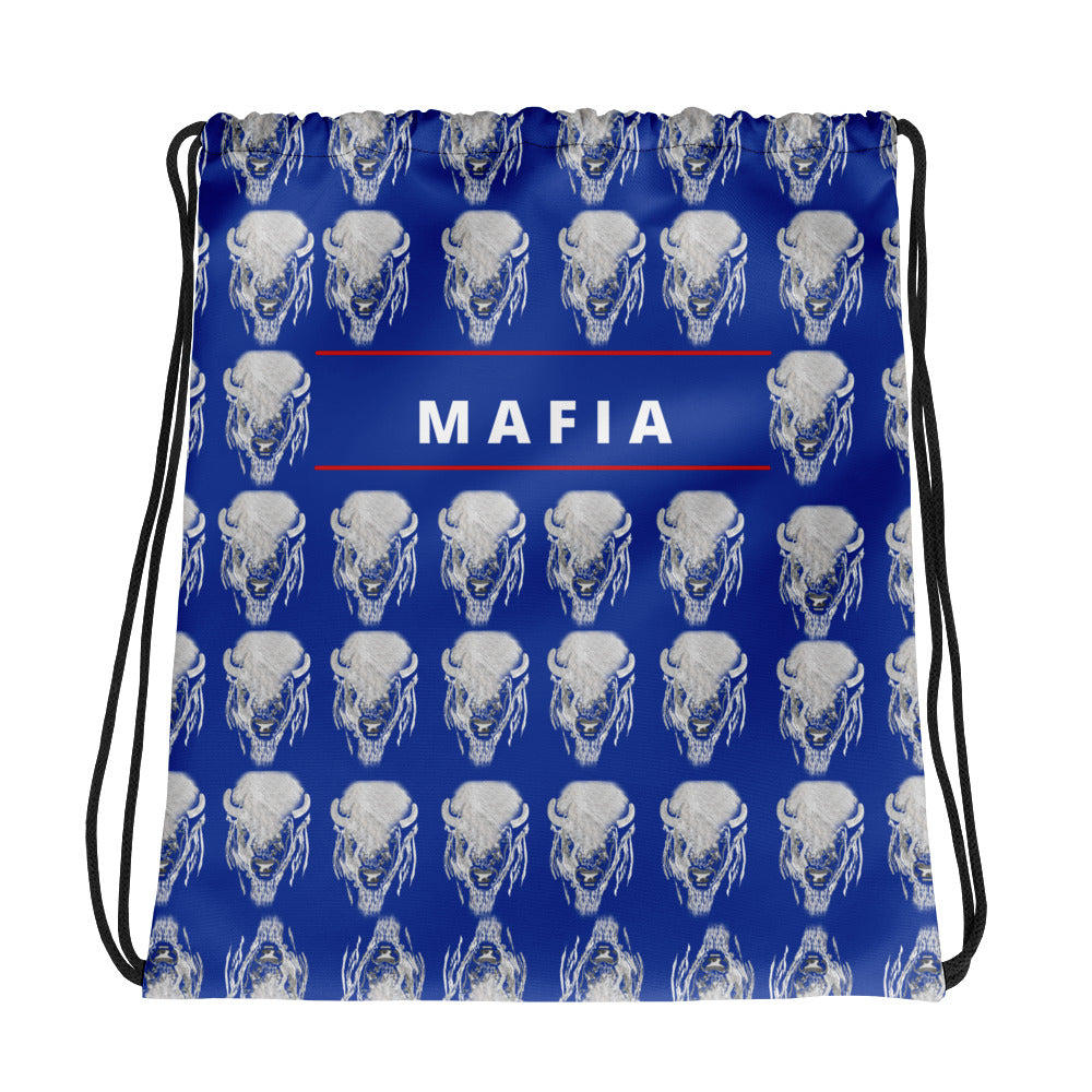 Bills White Buffalo Super Fan Collection Drawstring bag