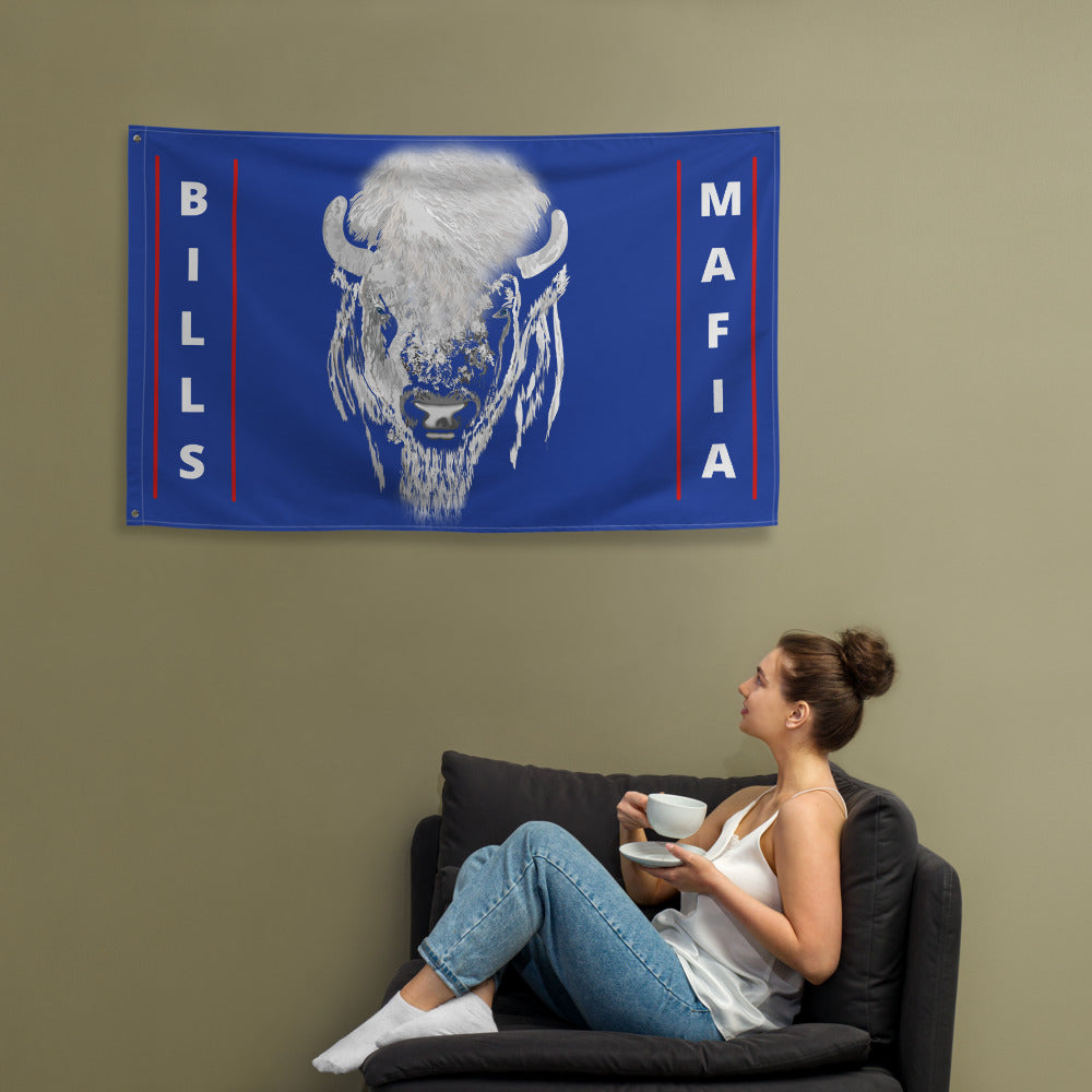 Bills White Buffalo Super Fan Collection Flag– GiftrPro