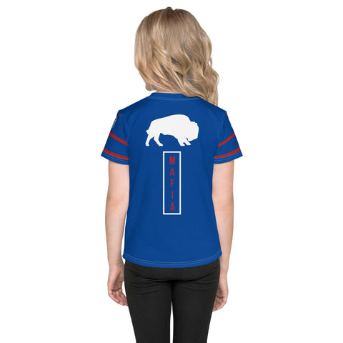 Bills White Buffalo Super Fan Collection Kids crew neck t-shirt