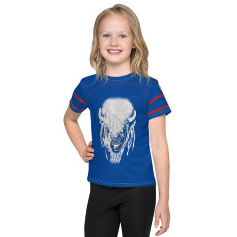 Bills White Buffalo Super Fan Collection Kids crew neck t-shirt