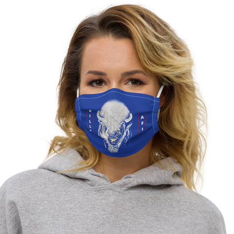 Bills White Buffalo Super Fan Collection Premium face mask