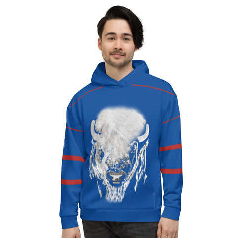 Bills White Buffalo Super Fan Collection Unisex Hoodie