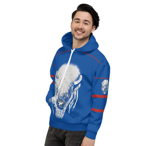 Bills White Buffalo Super Fan Collection Unisex Hoodie