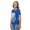 Bills White Buffalo Super Fan Collection Women's  Print All Over T-shirt