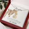 To My Daughter-  Graceful Love Giraffe Necklace