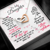 Interlocking Hearts- Mom's Baby Girl