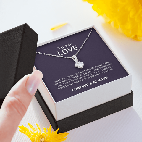 To My Love, Devine Love- Eternity Love Necklace