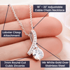 To My Mom, First Class Trip for Christmas- Eternity Love Necklace