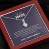 To My Mom, First Class Trip for Christmas- Eternity Love Necklace