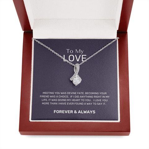 To My Love, Devine Love- Eternity Love Necklace