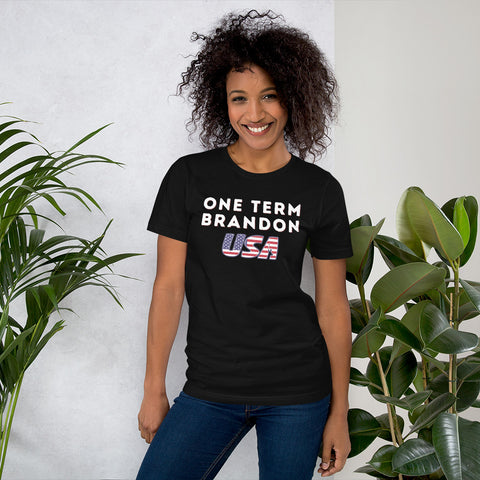 One Term Brandon USA Short-Sleeve Unisex T-Shirt