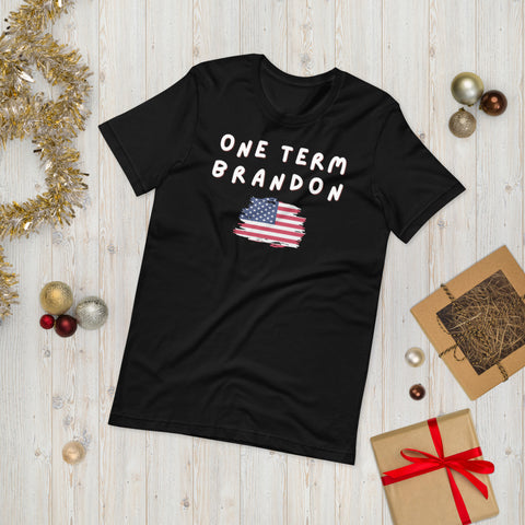 One Term Brandon Wavy Flag 2 Short-Sleeve Unisex T-Shirt