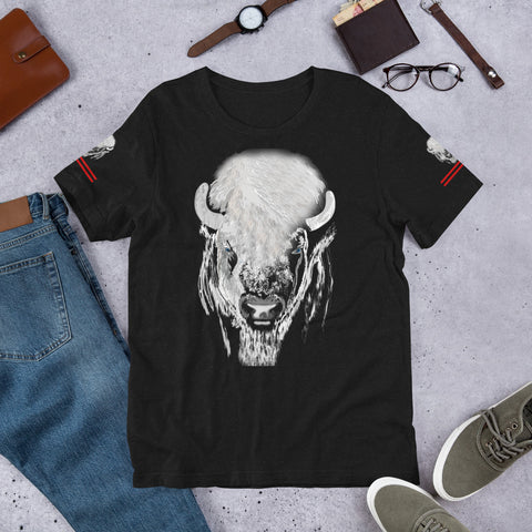 Bills White Buffalo Super Fan Collection Short-Sleeve Unisex T-Shirt