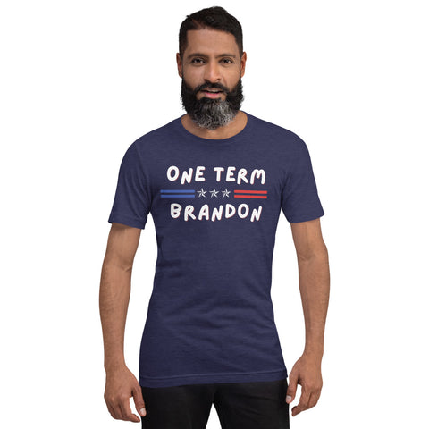 One Term Brandon Stars Wavy Short-Sleeve Unisex T-Shirt