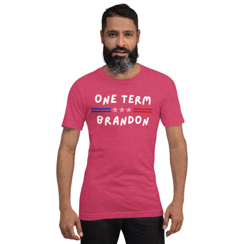 One Term Brandon Stars Wavy Short-Sleeve Unisex T-Shirt