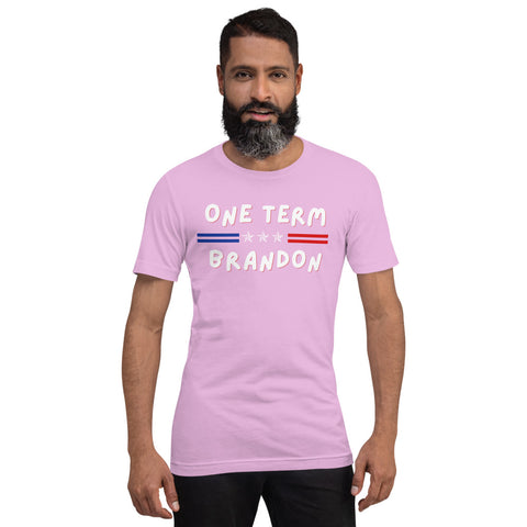 One Term Brandon Stars Wavy Short-Sleeve Unisex T-Shirt