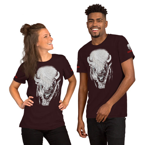 Bills White Buffalo Super Fan Collection Short-Sleeve Unisex T-Shirt