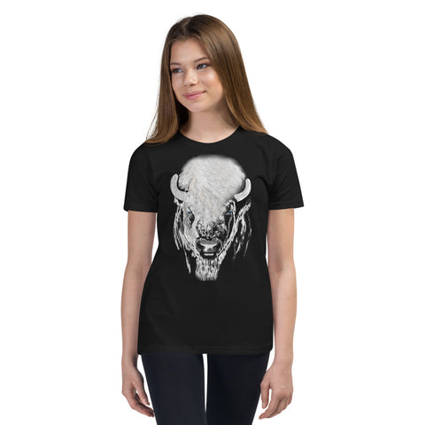 Bills White Buffalo Super Fan Collection Youth Short Sleeve T-Shirt